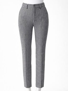 Michael Kors Black and White Houndstooth Pants